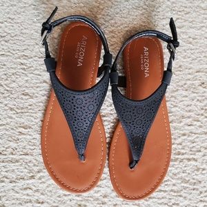 NIB Arizona Black Sutton Sandals